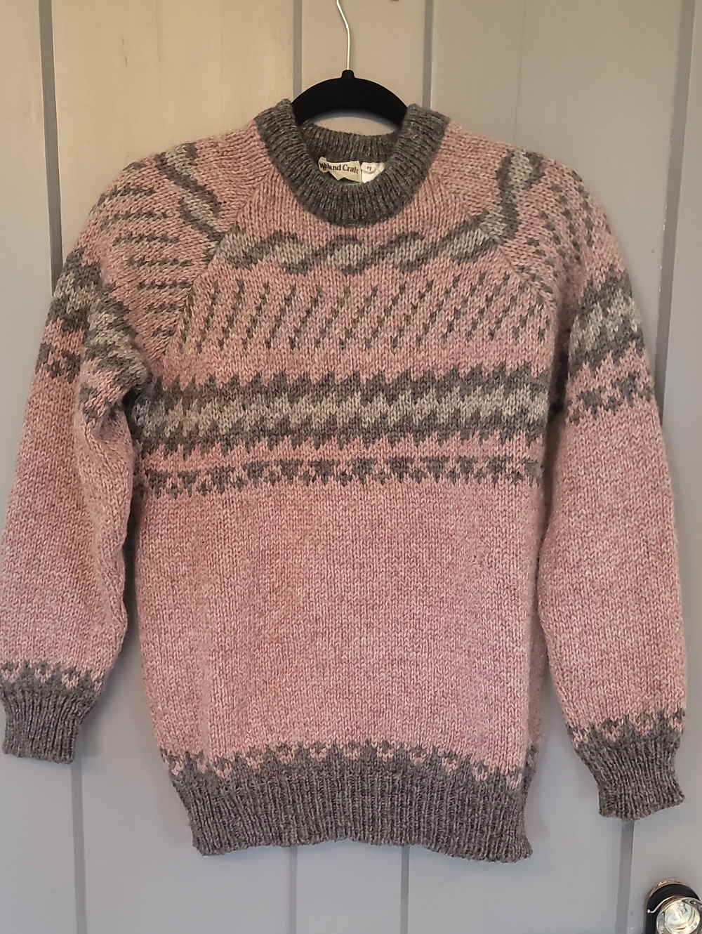 Fair Isle Highland Craft Nordic Crewneck Sweater